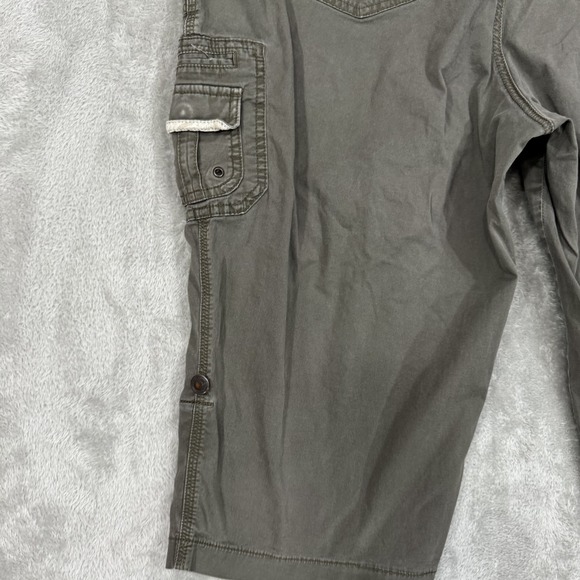 Lee Skimmer Pants Womens Plus 16W Green Capri Flex Comfort Cargo Utility Hiking - Picture 7 of 14